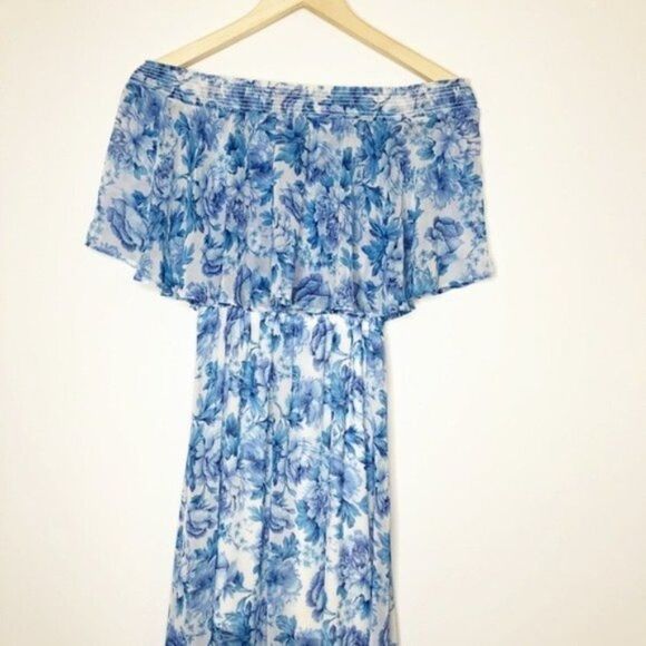 SHOW ME YOUR MUMU Hacienda Blue Floral Maxi Dress - Picture 3 of 12
